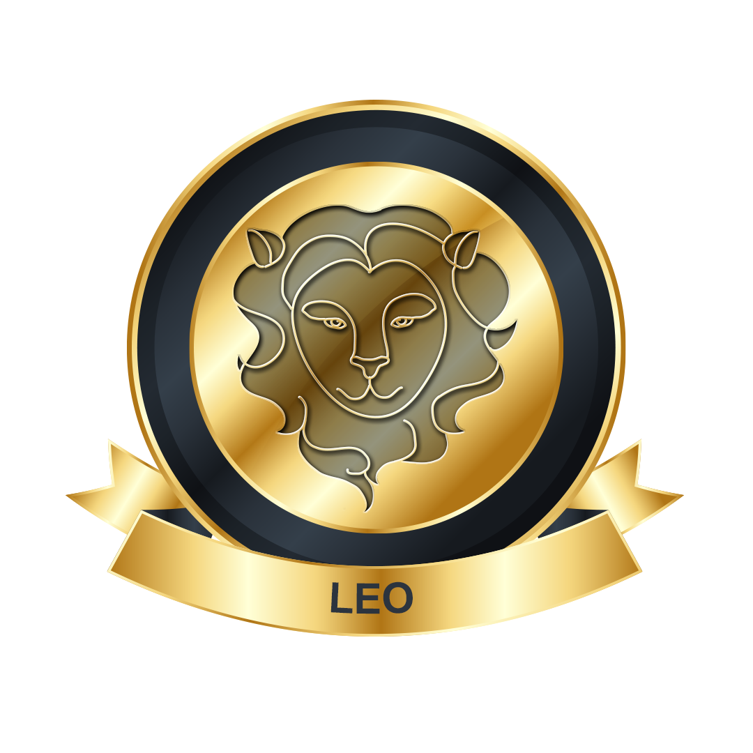 Leo gold png, Leo gold symbol png, Leo gold PNG image, zodiac Leo transparent png images download